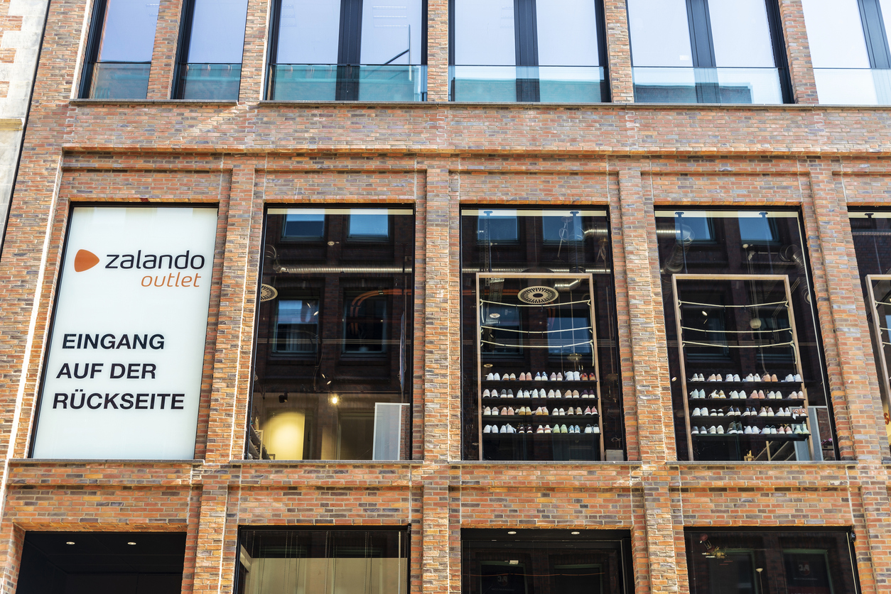 Zalando outlet store in Hamburg, Germany