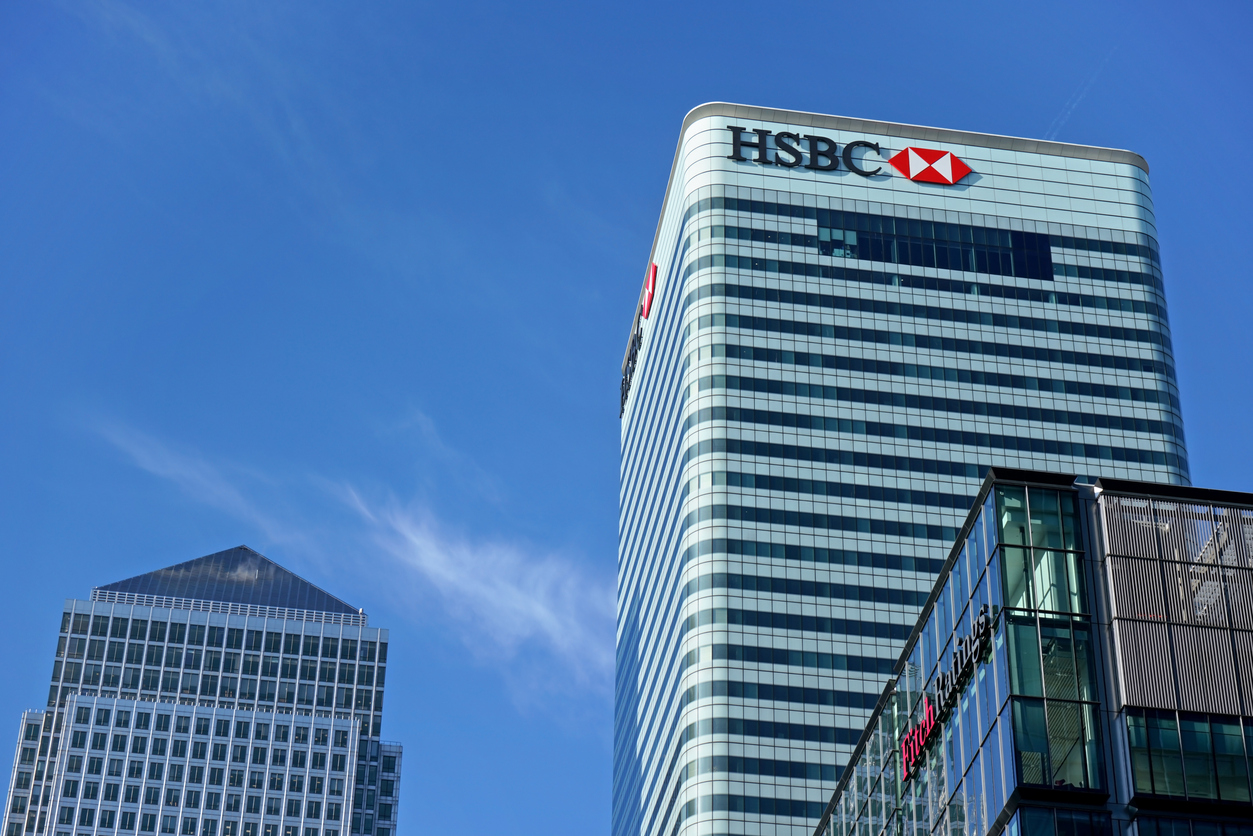 HSBC Holdings building at Canary Wharf