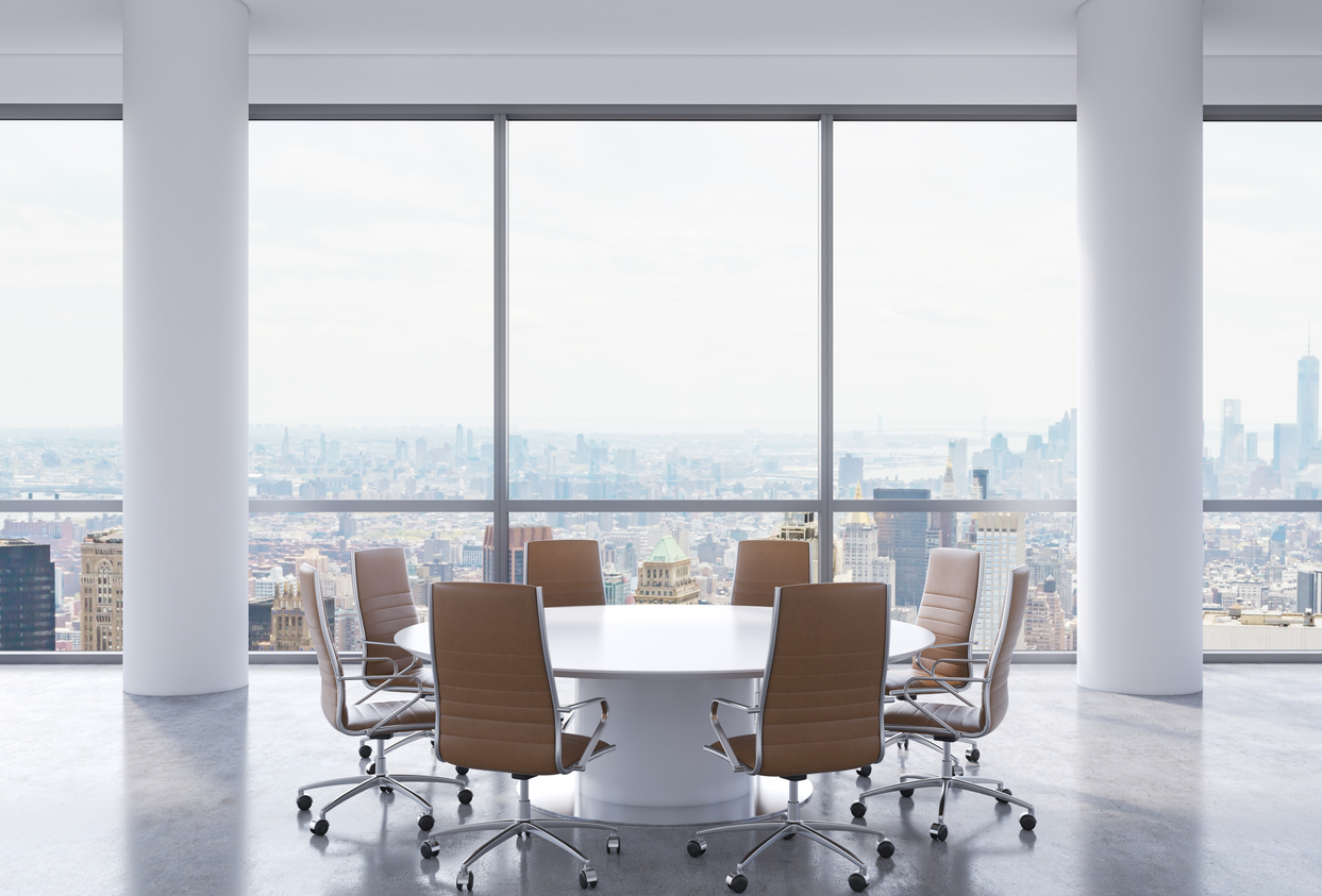 Empty board room