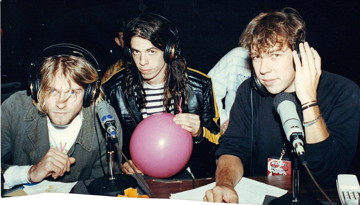 Kurt Cobain and Dave Grohl are interviewed in 1991 by Kurt St Thomas for WFNX in Boston