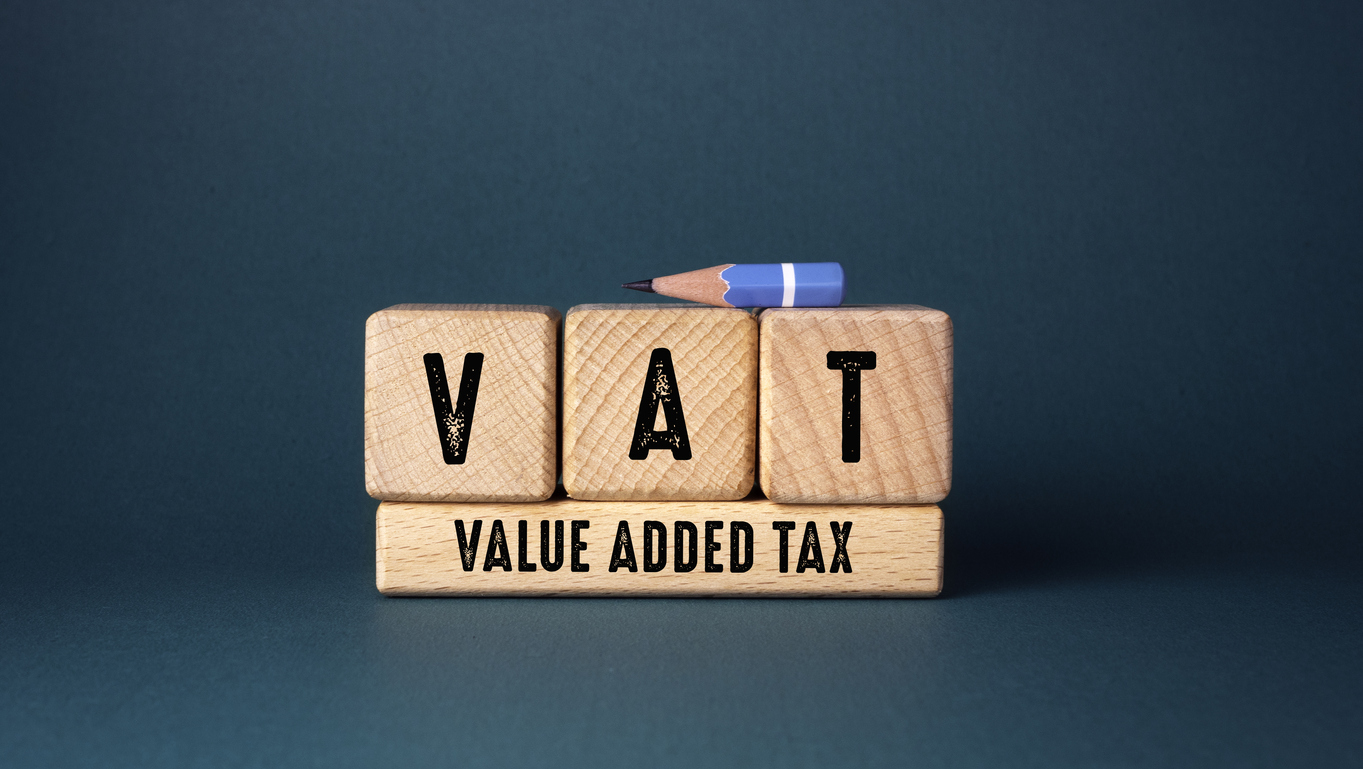 words with vat , business concept idea