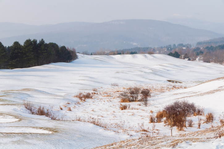 barren snowy landscape