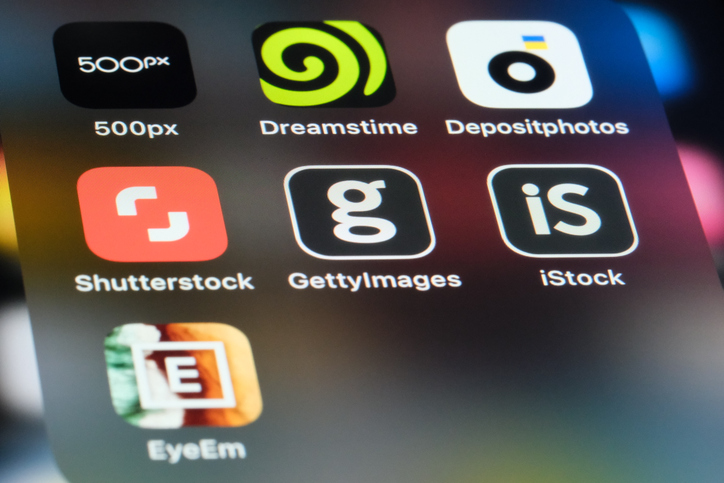 getty images, istock, shutterstock, 500px, dreamstime, depositphotos and eyeem apps