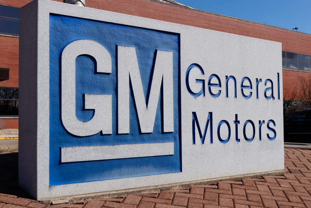 marion, ,circa,march,2019:,general,motors,logo,and,signage