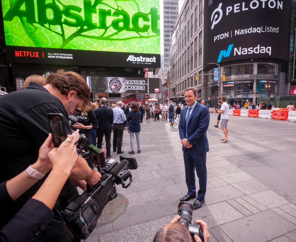 new,york,ny/usa september,26,,2019,peloton,ceo,john,foley,poses