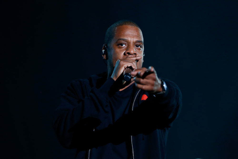 new,york sept,27:,rapper,jay z,performs,onstage,at,the,2014